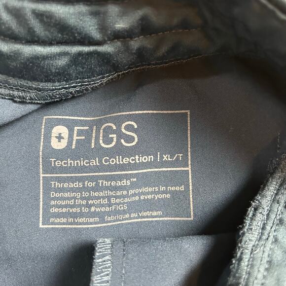 Figs Zamora Jogger Scrub Pants XL Tall XLT Blue - Picture 3 of 7